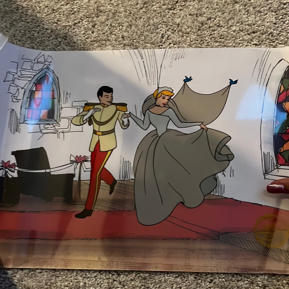 New Walt Disney 1950 limited edition serigraph Cinderella. 1 of only 9,500 made